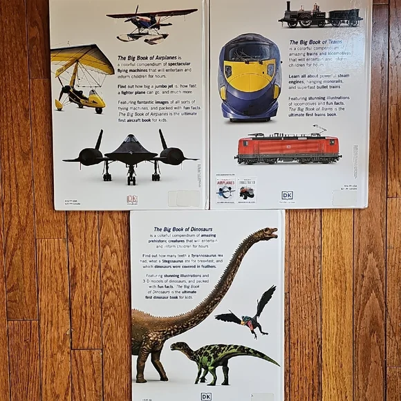 The Big Book Collection: Dinosaurs, Trains, Airplanes Harback - Picture 5 of 8